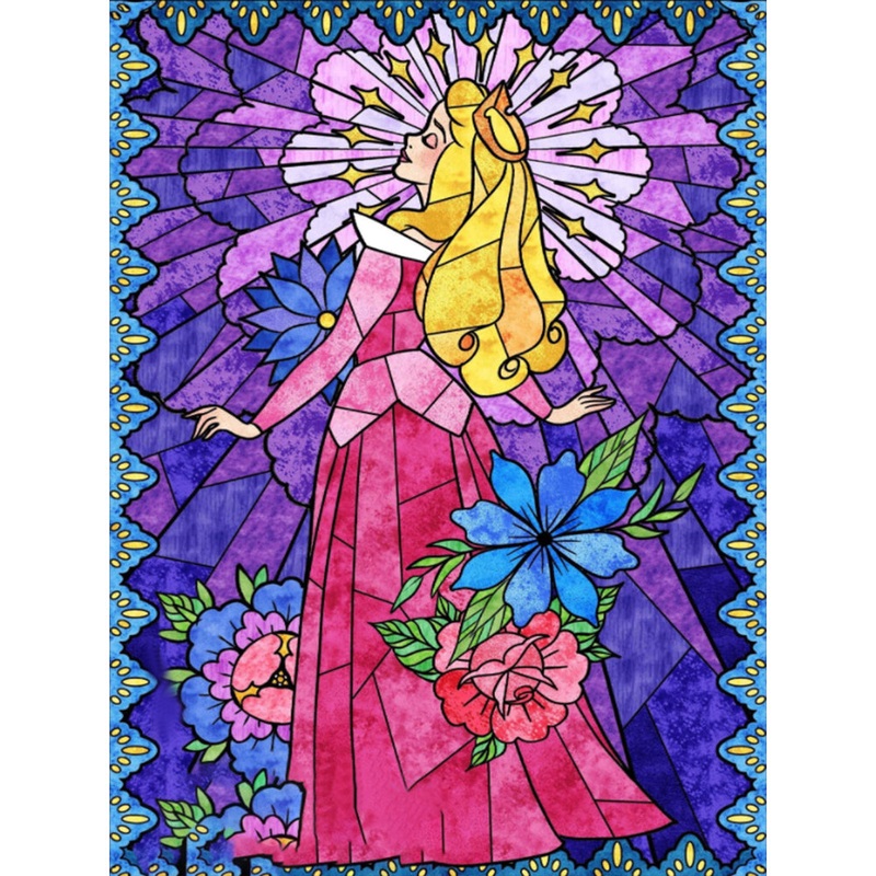 Princess Aurora – Full Round Drill Diamond Painting 30*40CM