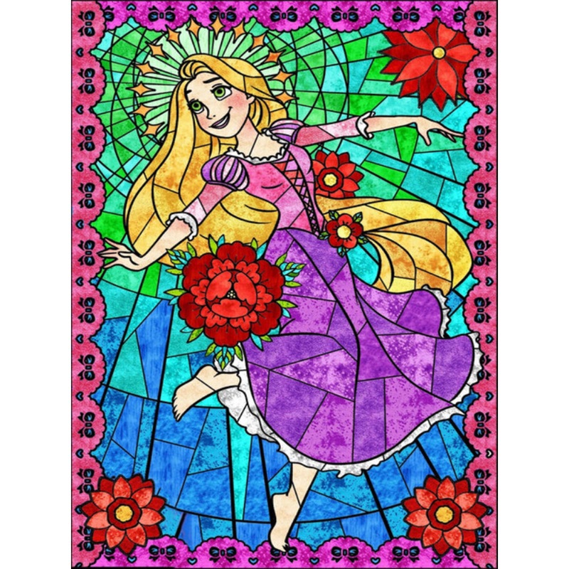 Rapunzel – Full Round Drill Diamond Painting 30*40CM