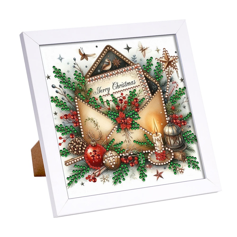 Christmas Letter – Special Shaped Drill Diamond Painting 18*18CM
