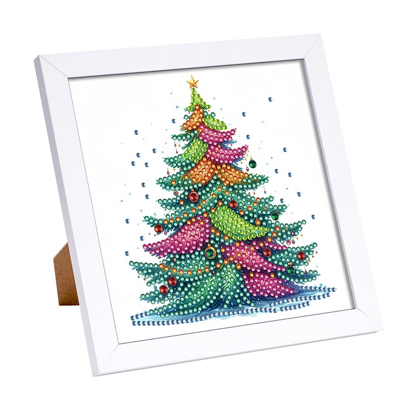Christmas Tree – Special Shaped Drill Diamond Painting 18*18CM
