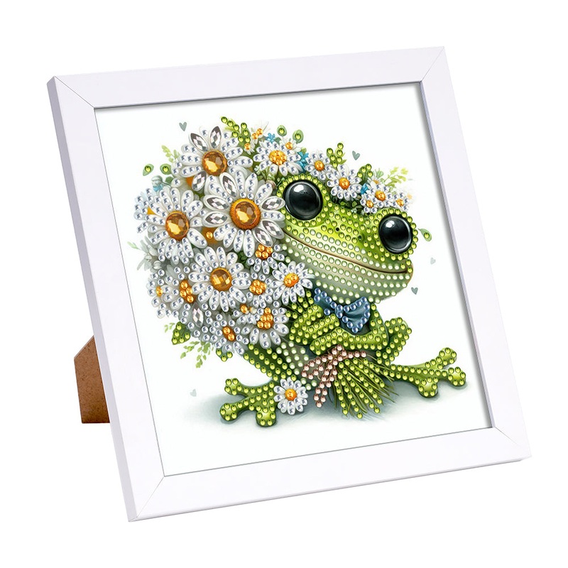 Frog – Special Shaped Drill Diamond Painting 18*18CM