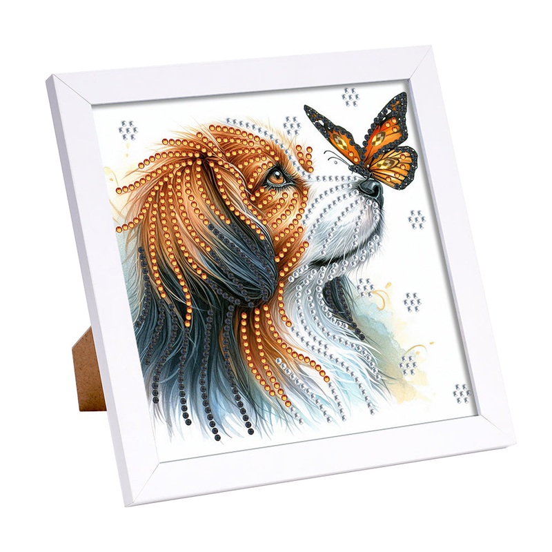 Puppy – Special Shaped Drill Diamond Painting 18*18CM