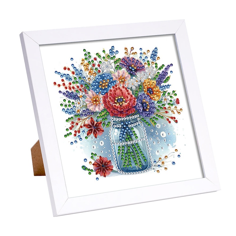 Vase – Special Shaped Drill Diamond Painting 18*18CM