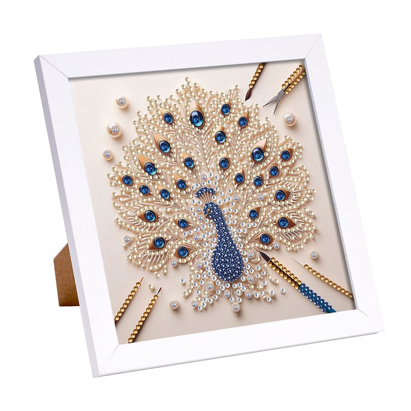 Peacock – Special Shaped Drill Diamond Painting 18*18CM